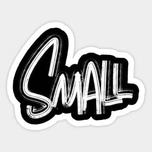 Small an Authentic Script Handwritten Series by Toudji Sticker